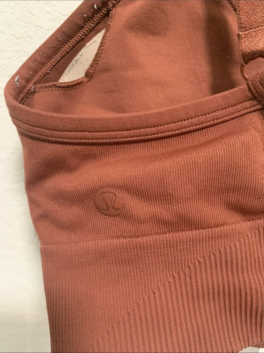 Lululemon Ebb to Street Brown Seamless Bralette